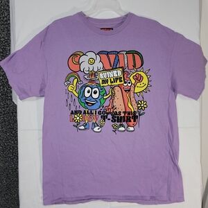 Purple Graphic Shirt